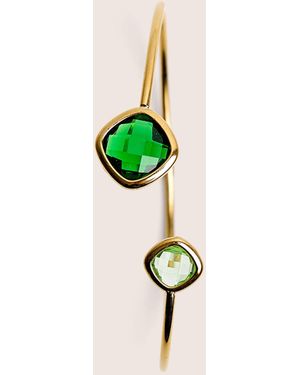 Public Desire Emerald Stone Bangle - Pink