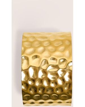 Public Desire Textured Gold Plated Cuff - Metallic