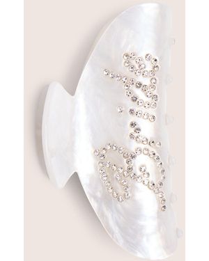 Public Desire Bride Embellished Hair Claw Clip Pearl White - Natural