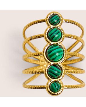 Public Desire Adjustable Layered Resin Detail Ring - Natural