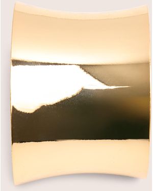 Public Desire Smooth Wide Cuff Bracelet Gold - Multicolour