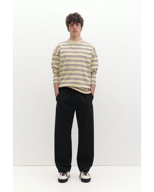 Pull&Bear Baggy Jogger Trousers - White