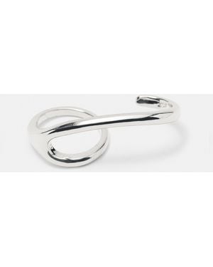 Pull&Bear Fine Double Ring - Metallic