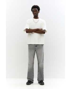 Pull&Bear Loose Flared Jeans - Grey