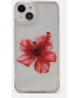 Pull&Bear Iphone-Hülle Mit Blume - Weiß