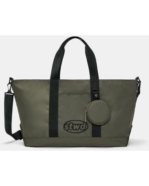 Pull&Bear Shopper-Tasche Nylon Stwd - Grün