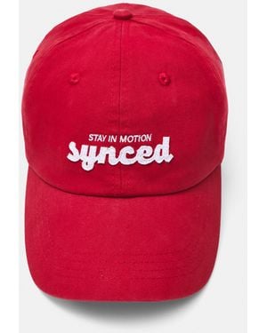 Pull&Bear Basecap Mit Synced-Grafik - Rot