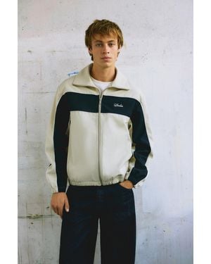 Pull&Bear Panelled Zip-Up Jacket - Multicolour