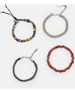 Pull&Bear 4Er-Pack Perlenarmbänder - Weiß