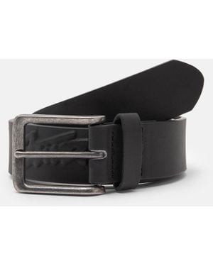 Pull&Bear Stwd Faux Leather Belt - Black