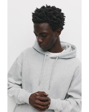 Pull&Bear Basic Hoodie - Grey