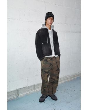 Pull&Bear Baggy-Jogger Mit Print - Grau