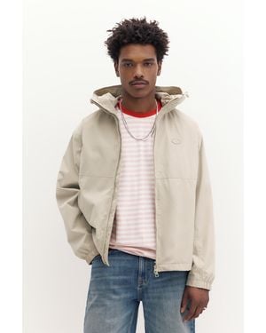 Pull&Bear Lightweight Stwd Raincoat - Natural