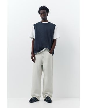 Pull&Bear Relaxed Fit Baggy Jeans - Multicolour