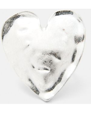 Pull&Bear Metallic Heart Ring