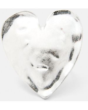 Pull&Bear Metallic Heart Ring