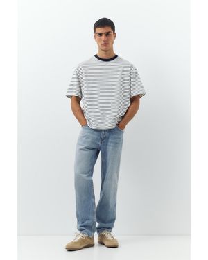 Pull&Bear Straight-Leg Jeans - Blue