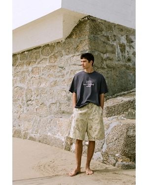 Pull&Bear Printed Bermuda Shorts - Multicolour