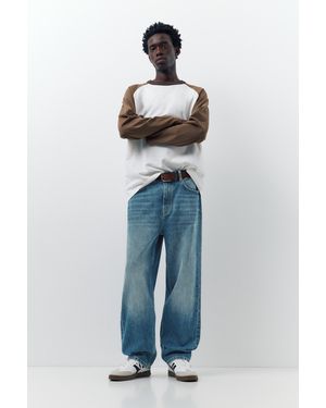 Pull&Bear Baggy Jeans - Blue