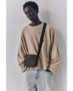Pull&Bear Stwd Crossbody Bag - Grey