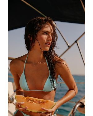 Pull&Bear Triangle Bikini Top - Black