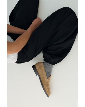 Pull&Bear Leather Loafers - Brown