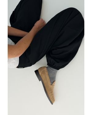 Pull&Bear Leather Loafers - Brown