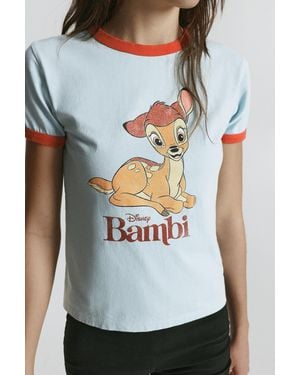 Pull&Bear Bambi T-Shirt - Grau