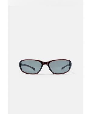 Pull&Bear Rounded Sunglasses - Blue