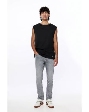 Pull&Bear Slim Fit Jeans - Black