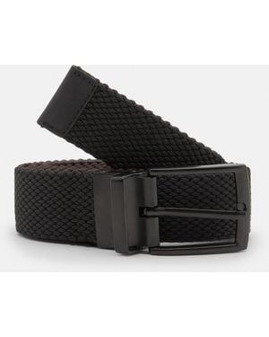 Pull&Bear Reversible Stretch Belt - Black