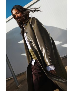 Pull&Bear Gabardine - Grün