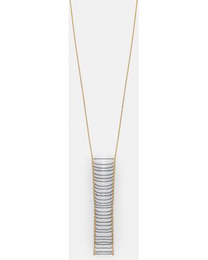 Pull&Bear Chain Necklace - White