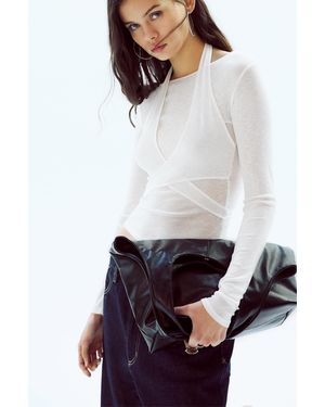 Pull&Bear Shopper Aus Kunstleder - Schwarz