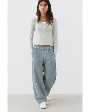 Pull&Bear Barrel-Hose - Grau