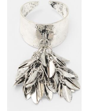 Pull&Bear Leaf Ring - White