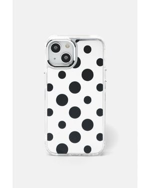 Pull&Bear Polka Dot Mirrored Iphone Case - Black
