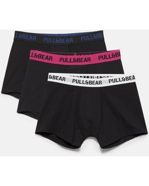 Pull&Bear Pack Of 3 Boxers - Multicolour