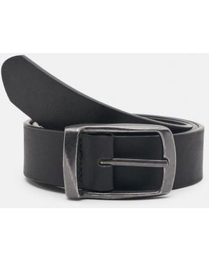 Pull&Bear Kunstledergürtel - Schwarz