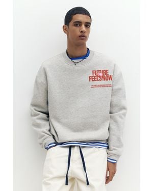 Pull&Bear Future Sweatshirt - Grey