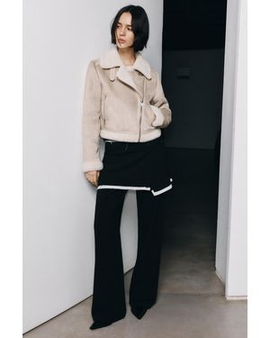 Pull&Bear Short Reversible Jacket - Black