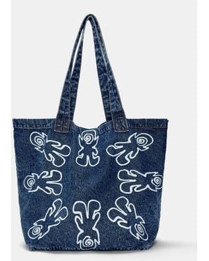 Pull&Bear Shopper-Tasche Bráulio Amado - Blau