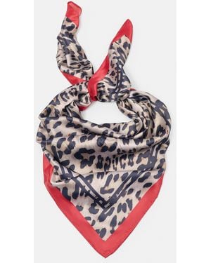 Pull&Bear Bandana Leopard Print - Red