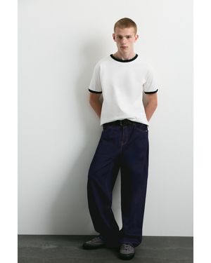 Pull&Bear Relaxed Baggy Jeans - Black