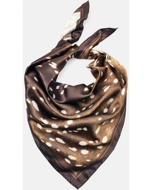 Pull&Bear Bandana Mit Hirschprint - Braun