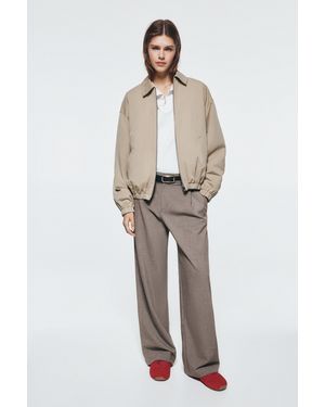 Pull&Bear Anzughose Mit Bundfalten - Weiß