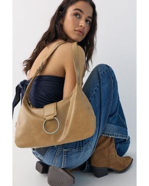 Pull&Bear Crossbody Bag With Buckle - White
