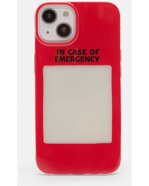 Pull&Bear Iphone-Hülle Mit „Emergency“-Grafik - Rot