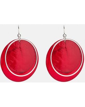 Pull&Bear Doppel-Ohrringe - Rot