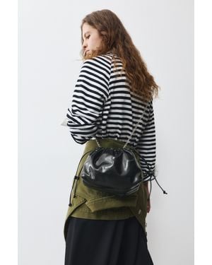 Pull&Bear Beuteltasche - Schwarz